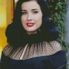 Dita Von Teese In Black Diamond Paintings