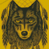 Dream Catcher Wolf Art Diamond Paintings