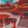 Follow Me To Thean Hou Temple Diamond Paintings