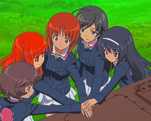 Girls Und Panzer Diamond Paintings