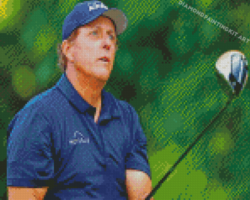 Golfer Phil Mickelson Diamond Paintings