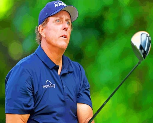 Golfer Phil Mickelson Diamond Paintings