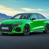 Green Audi RS3 Diamond Paintings