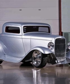 Grey 1932 Ford Coupe Diamond Paintings