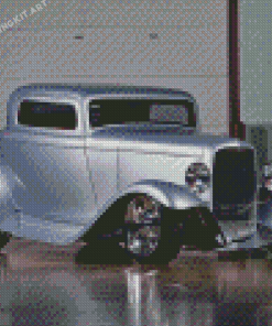 Grey 1932 Ford Coupe Diamond Paintings