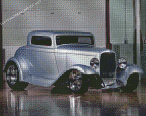 Grey 1932 Ford Coupe Diamond Paintings