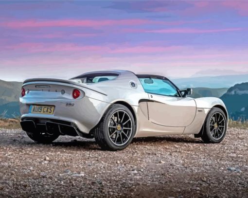 Grey Lotus Elise Diamond Paintings