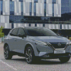 Grey Nissan Qashqai Diamond Paintings