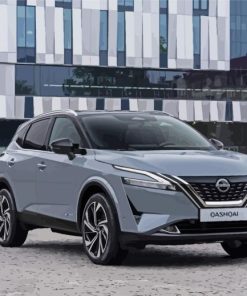 Grey Nissan Qashqai Diamond Paintings