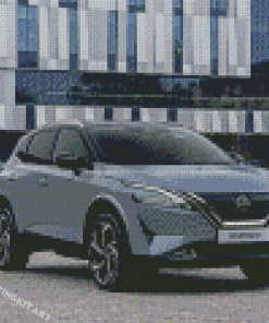 Grey Nissan Qashqai Diamond Paintings