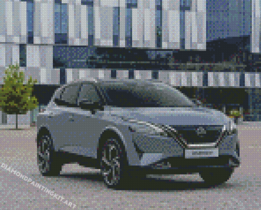 Grey Nissan Qashqai Diamond Paintings