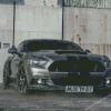 Grey Shelby Mustang Car Diamond Paintings