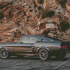 Grey Shelby Mustang Classic Car Diamond Paintings