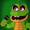 Happy Frog Singing Diamond Paintings