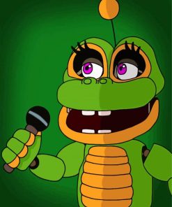 Happy Frog Singing Diamond Paintings