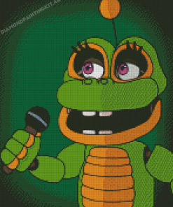 Happy Frog Singing Diamond Paintings