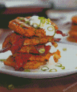 Hash Browns Food Diamond Paintings