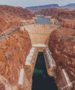 Hoover Dam Landscape Diamond Paintings