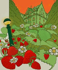 House In The Strawberry Fields Diamond Paintings