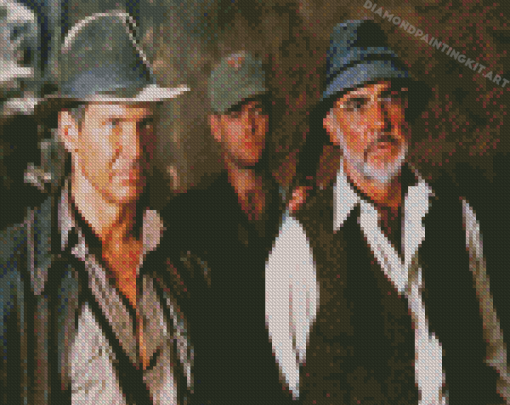 Indiana Jones And The Last Crusade Characters Diamond Paintings