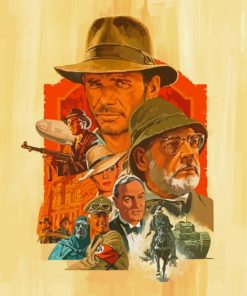 Indiana Jones And The Last Crusade Film Diamond Paintings