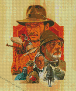 Indiana Jones And The Last Crusade Film Diamond Paintings