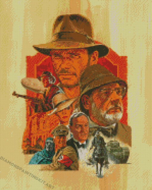 Indiana Jones And The Last Crusade Film Diamond Paintings