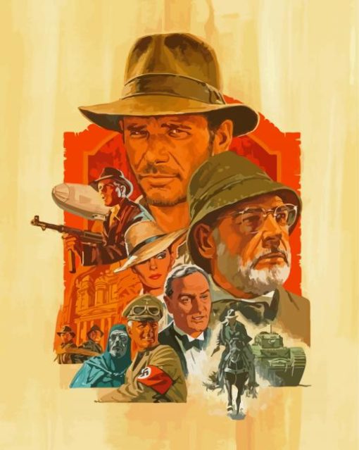 Indiana Jones And The Last Crusade Film Diamond Paintings