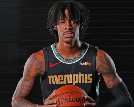 Ja Morant Memphis Player Diamond Paintings