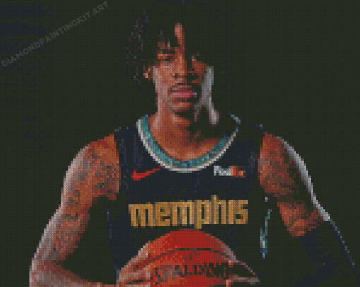 Ja Morant Memphis Player Diamond Paintings