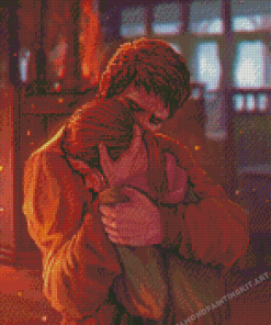 Joel And Ellie Characters Art Diamond Paintings