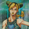 Jolyne Cujoh Anime Characters Diamond Paintings