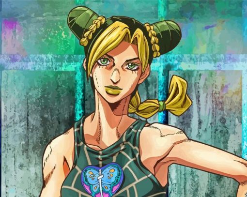 Jolyne Cujoh Anime Characters Diamond Paintings