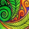 Koru Plant Art Diamond Paintings