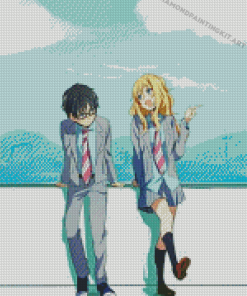 Kousei And Kaori Diamond Paintings