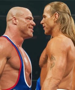 Kurt Angle VS Shawn Michaels Diamond Paintings