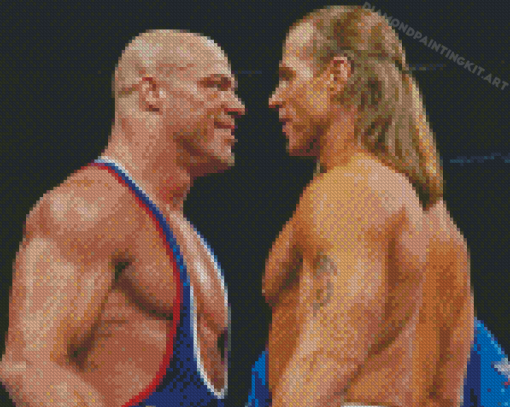 Kurt Angle VS Shawn Michaels Diamond Paintings