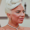 Lady Gaga Wih White Hair Diamond Paintings