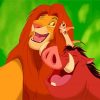 Lion King Timon And Pumbaa Diamond Paintings