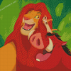 Lion King Timon And Pumbaa Diamond Paintings