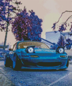 Miata Car Diamond Painting