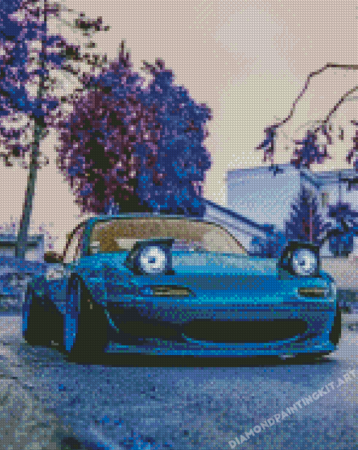 Miata Car Diamond Painting