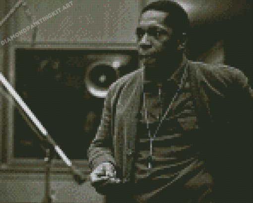 Monochrome John Coltrane Diamond Paintings