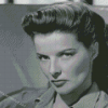 Monochrome Katharine Hepburn Diamond Paintings