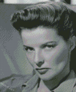 Monochrome Katharine Hepburn Diamond Paintings