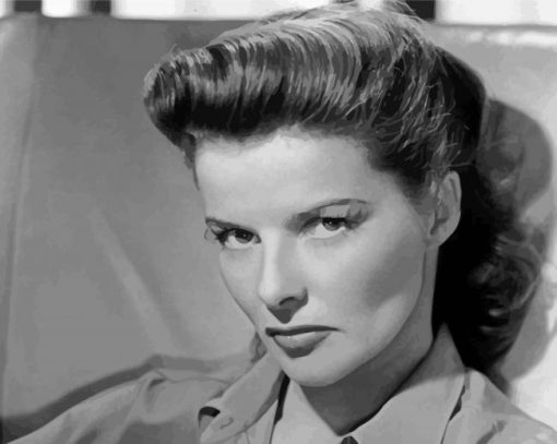 Monochrome Katharine Hepburn Diamond Paintings