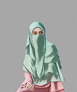 Muslim Girl Art Diamond Paintings