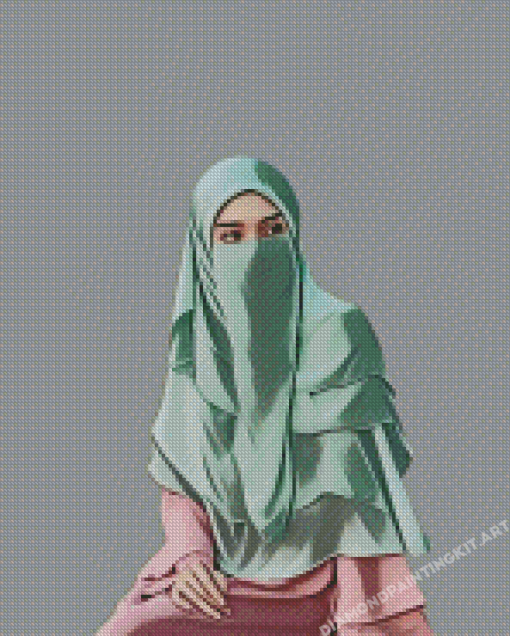 Muslim Girl Art Diamond Paintings