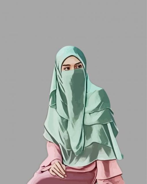 Muslim Girl Art Diamond Paintings