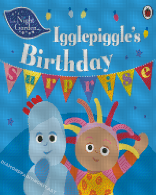 Night Garden Igglepiggle Birthday Diamond Paintings